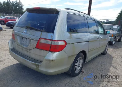 2007 Honda Odyssey Ex-L из США, поврежденный, VIN 5FNRL38637B461178